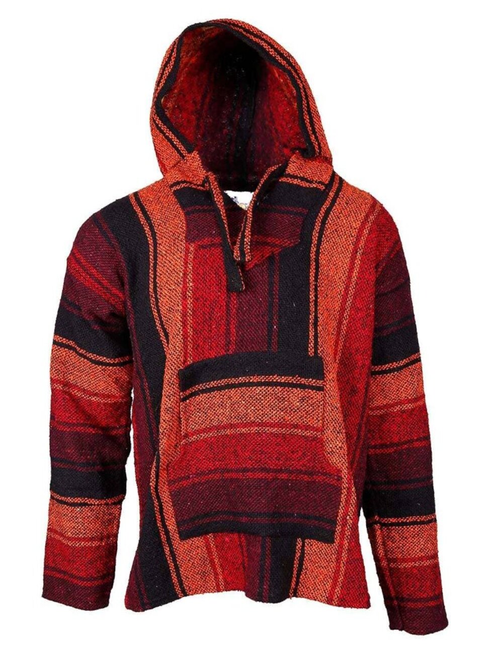Baja Joy High-Quality Pull-Over Hoodie Autumn Orange Sunset